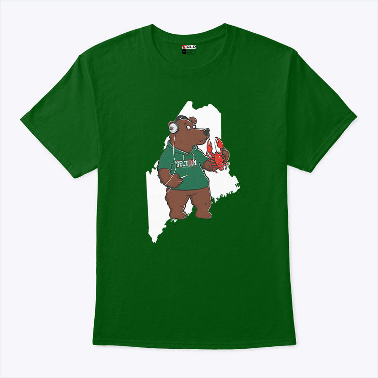 State Of Maine Bear Section T Shirt