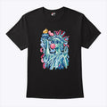 Statue Of Liberty Blowing Bubble Gum 4th Of July T Shirt