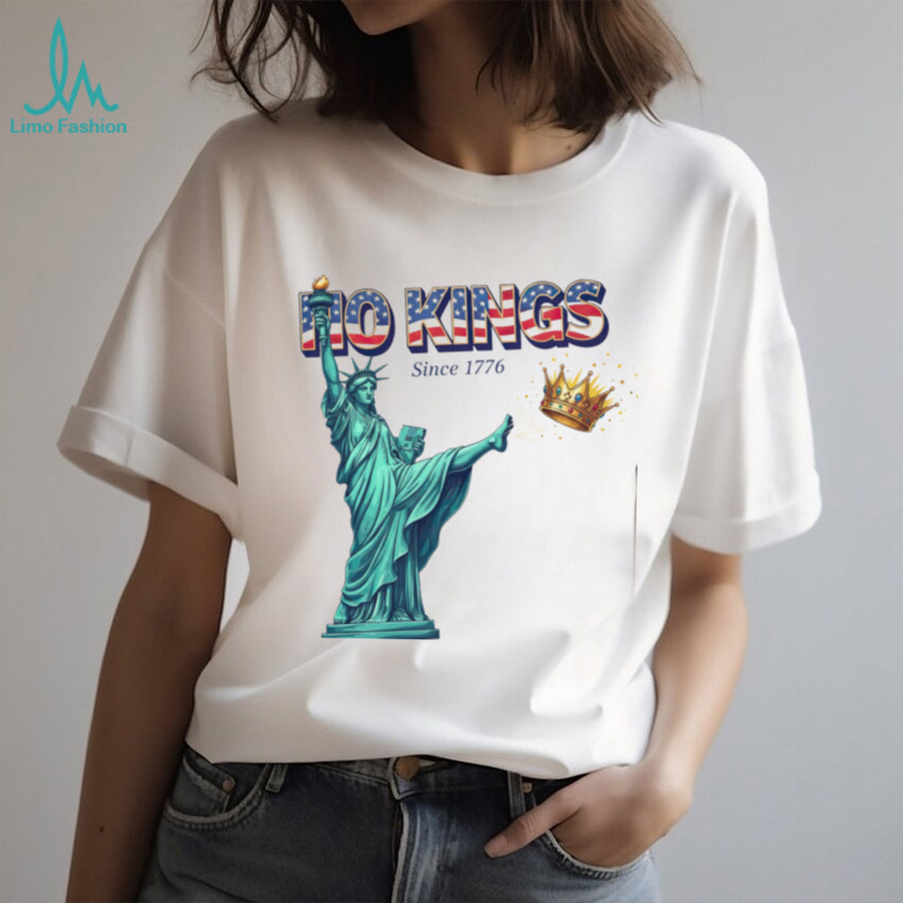Statue of Liberty No Kings Since 1776 Patriotic Sweatshirt