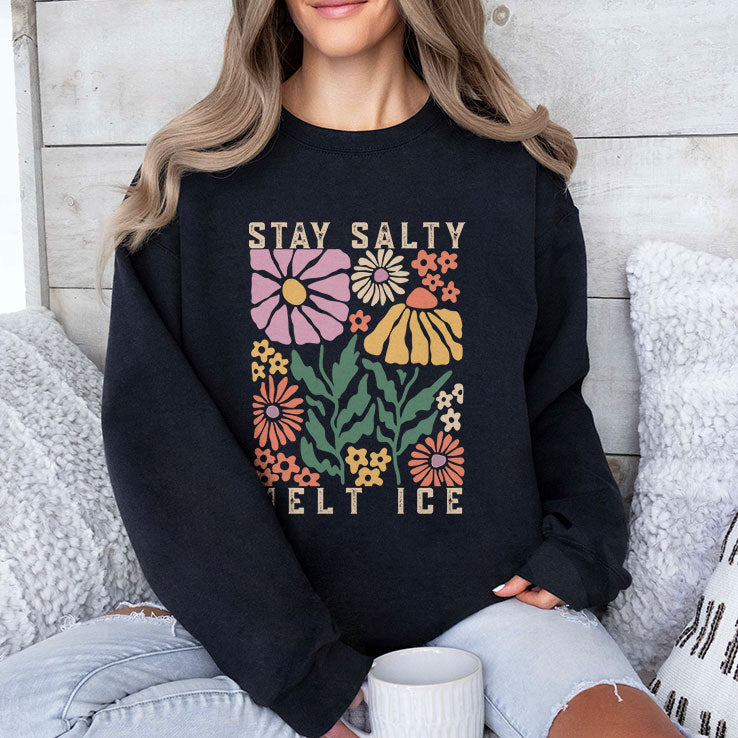 Stay Salty Melt ICE Abolish ICE T Shirt