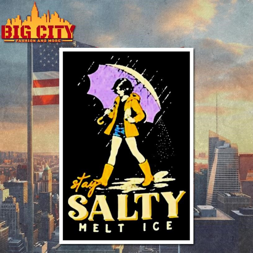 Stay Salty Melt Ice Abolish Ice Anti Ice Political Shirt