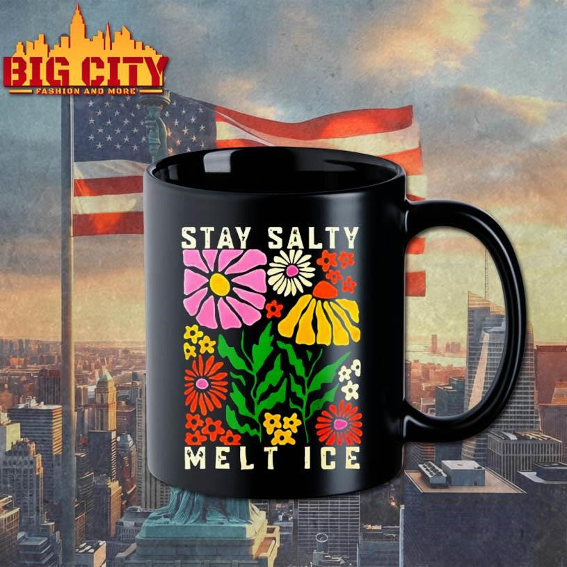 Stay Salty Melt Ice Flower Abolish Ice Shirt