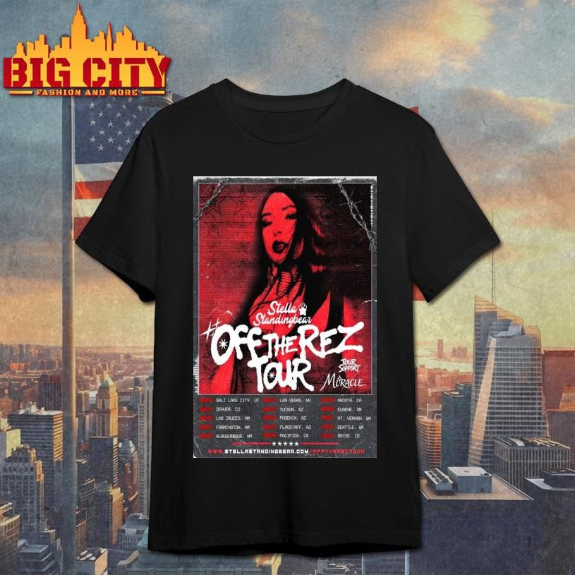 Stella Standingbear Off The Rez Tour 2026 Poster Shirt