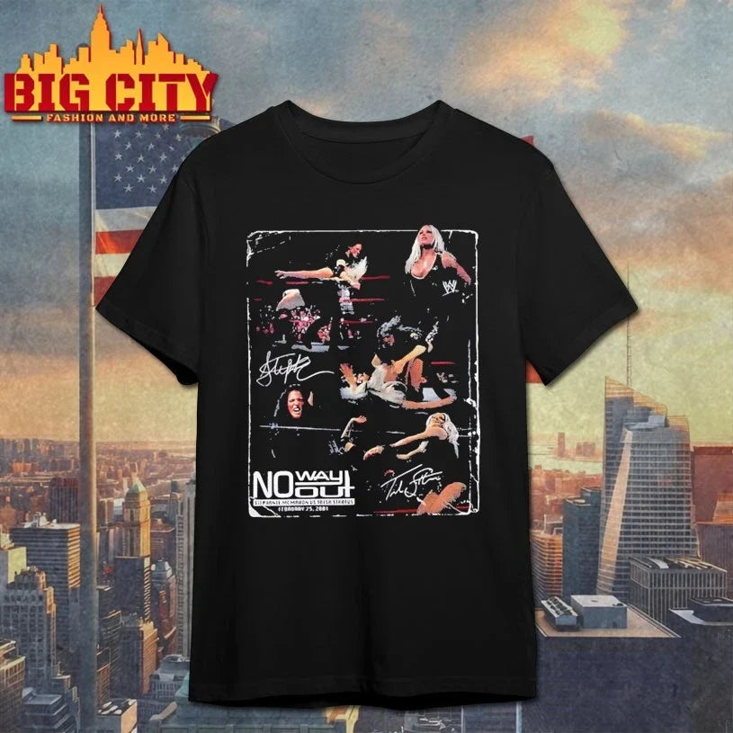 Stephanie McMahon vs Trish Stratus No Way Out 25th Anniversary t-shirt