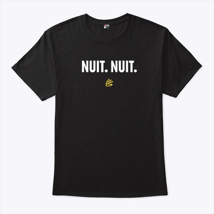 Stephen Curry Nuit Nuit Night Night Tee Shirt
