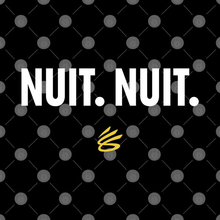 Stephen Curry Nuit Nuit Night Night Tee Shirt