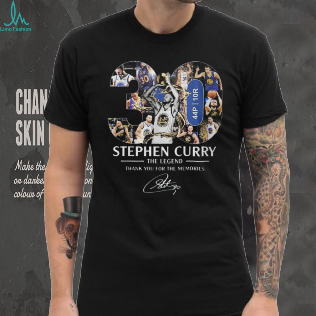 Stephen Curry The Legend 30 GSW Signature Career Memories Basketball T Shirt