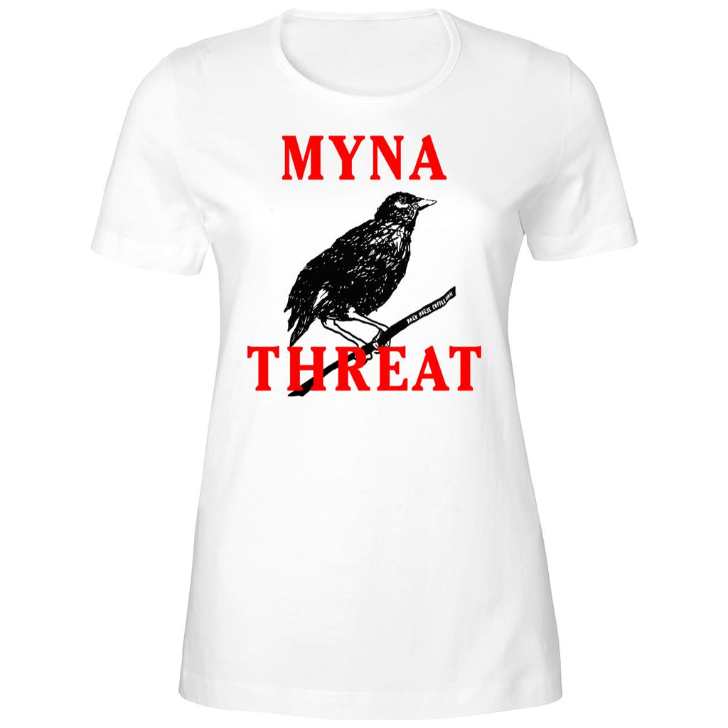 Steve Olson Myna Threat Premium SS T-shirt