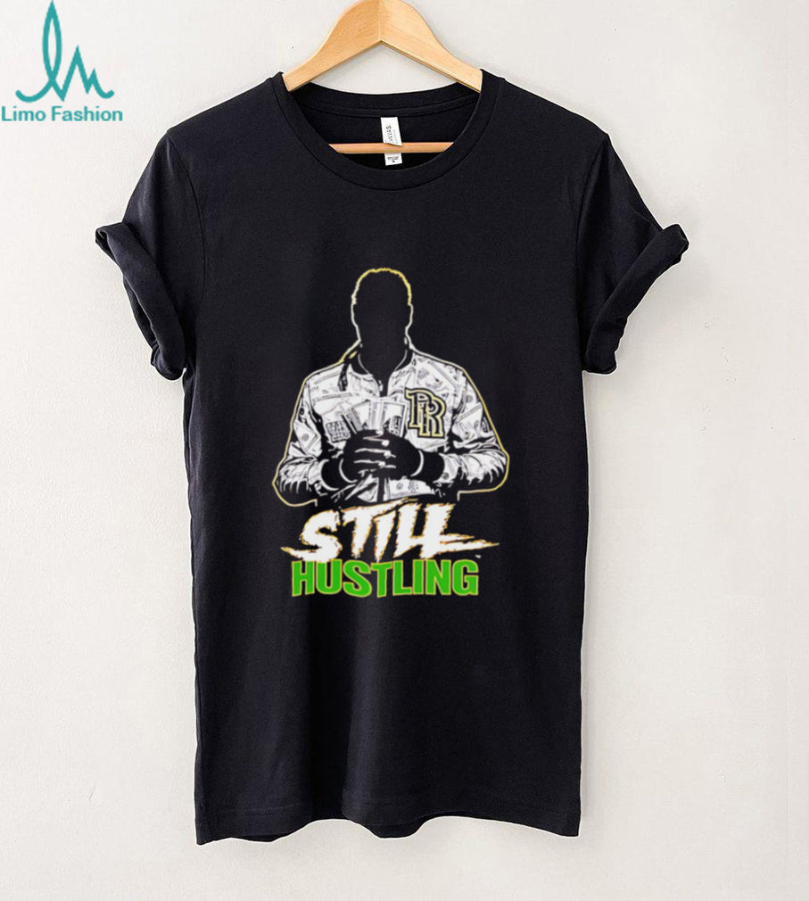 Still hustling pro wrestling illustration shirt