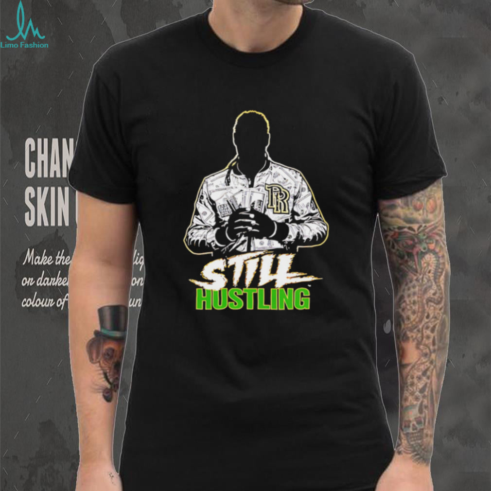 Still hustling pro wrestling illustration shirt