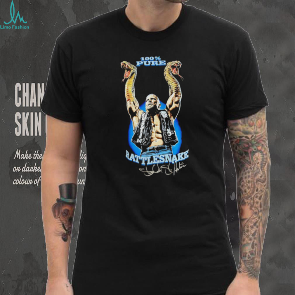 Stone Cold Steve Austin 100% Pure Rattlesnake Vintage Graphic T Shirt