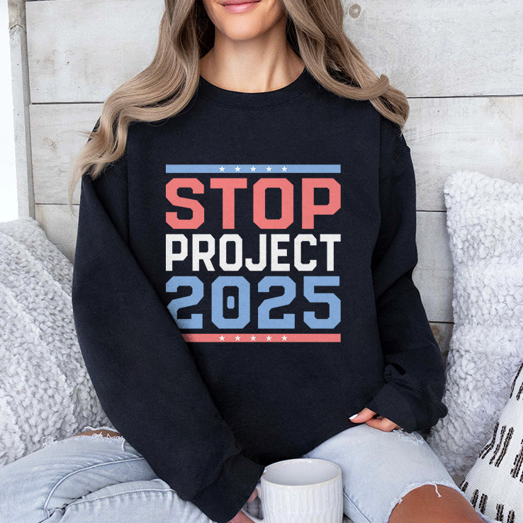 Stop Project 2025 Anti Trump T Shirt