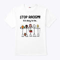 Stop Racism It’s Okay To Be Asian Black Arab Normal Asian T Shirt