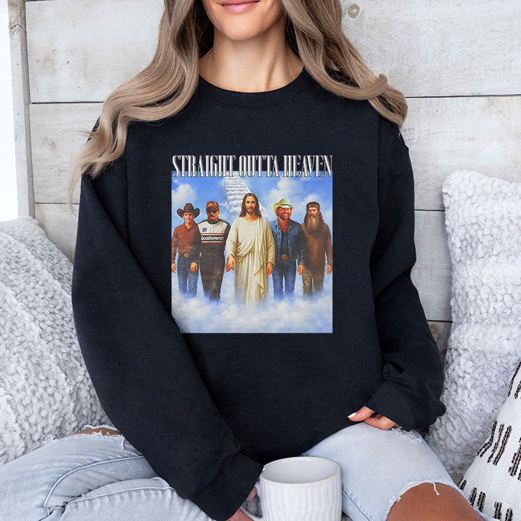 Straight Outta Heaven Lane Frost Phil Robertson Dale Earnhardt Toby Keith Shirt
