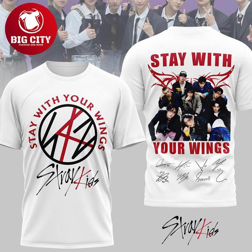 Stray Kids Stay With Your Wings Two Sided Shirt