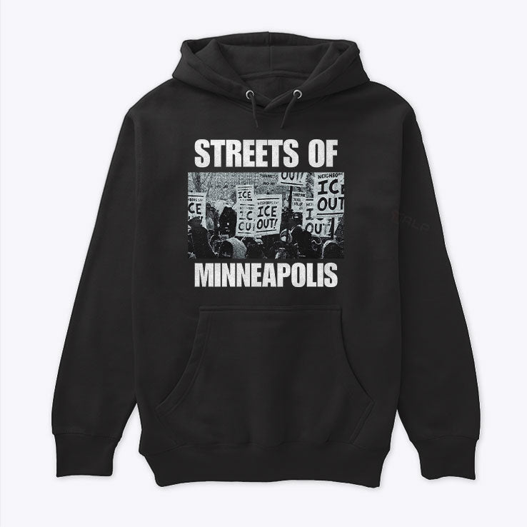 Streets Of Minneapolis Abolish ICE Hoodie