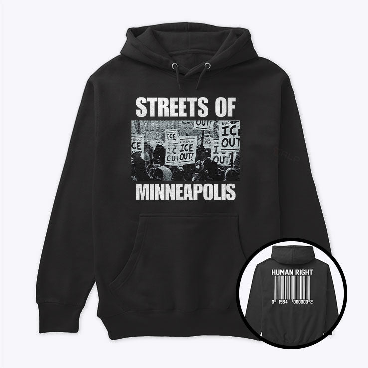 Streets Of Minneapolis Abolish ICE Hoodie