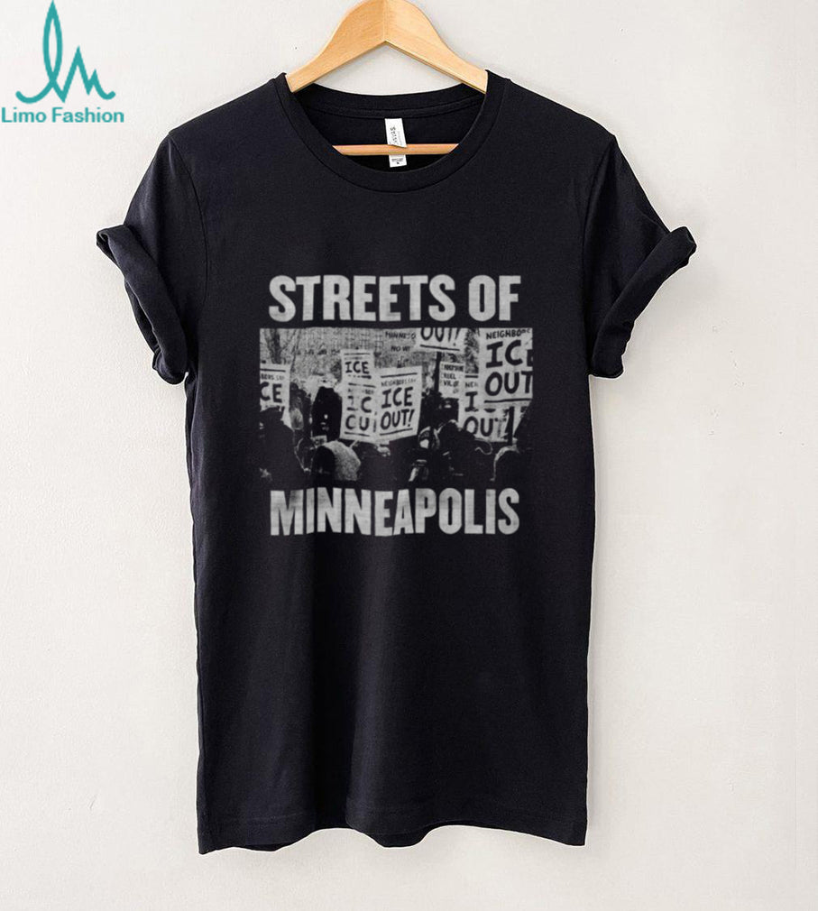 Streets of Minneapolis ICE Out Protest Graphic T Shirt