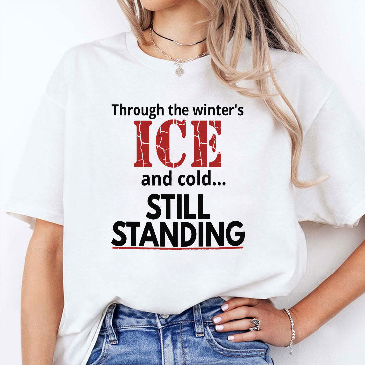 Streets of Minneapolis Through The Winter’s ICE And Cold Still Standing Shirt