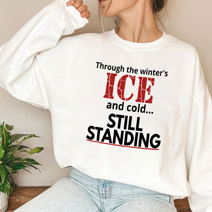 Streets of Minneapolis Through The Winter’s ICE And Cold Still Standing Shirt