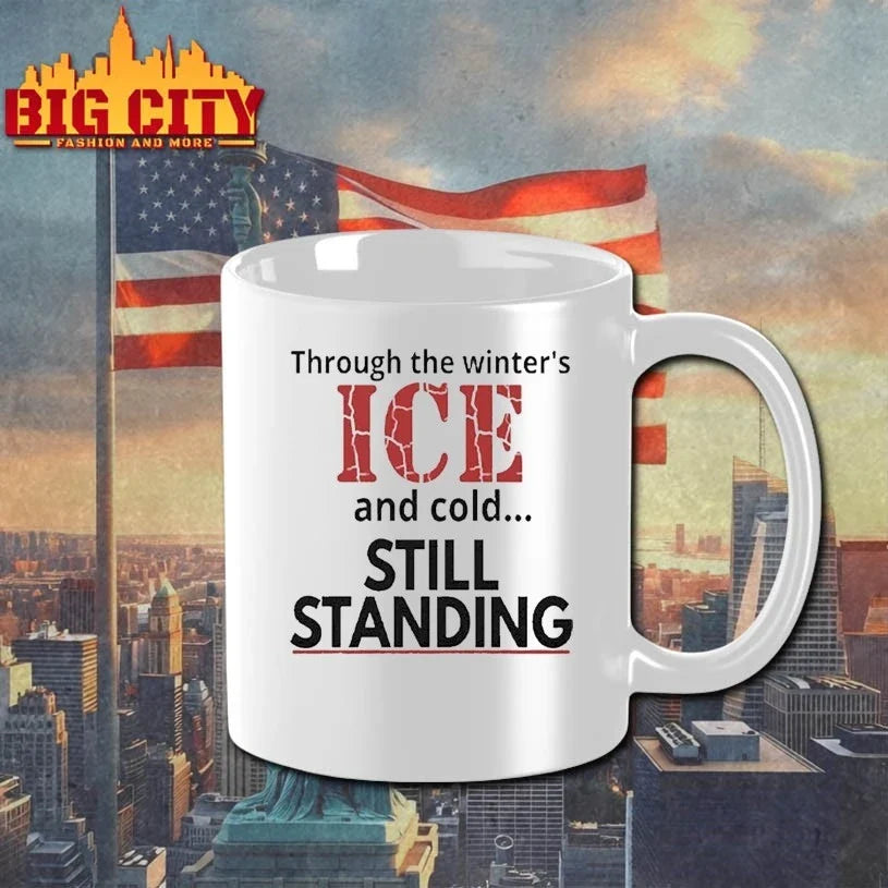 Streets of Minneapolis Through The Winter’s ICE And Cold Still Standing t-shirt
