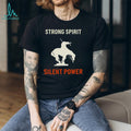 Strong Spirit Silent Power End of the Trail Native Warrior T Shirt