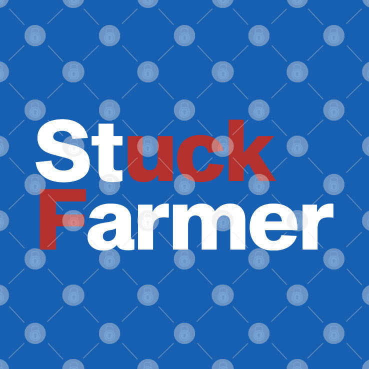 Stuck Farmer Fuck Starmer Anti Labour T Shirt