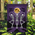 Subtle Fuck Trump Skeleton Halloween Garden Flag