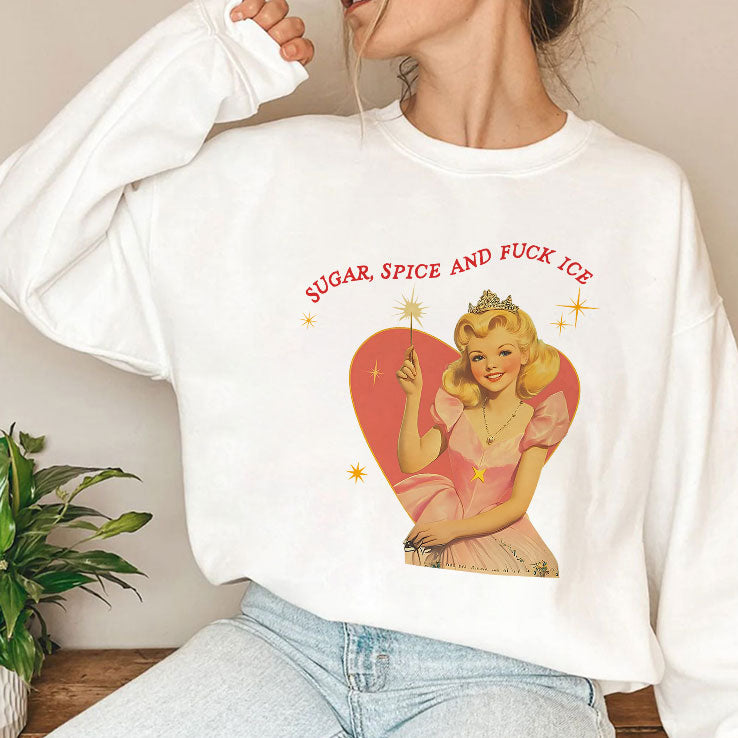 Sugar Spice And Fuck ICE Liberal Protest T Shirt