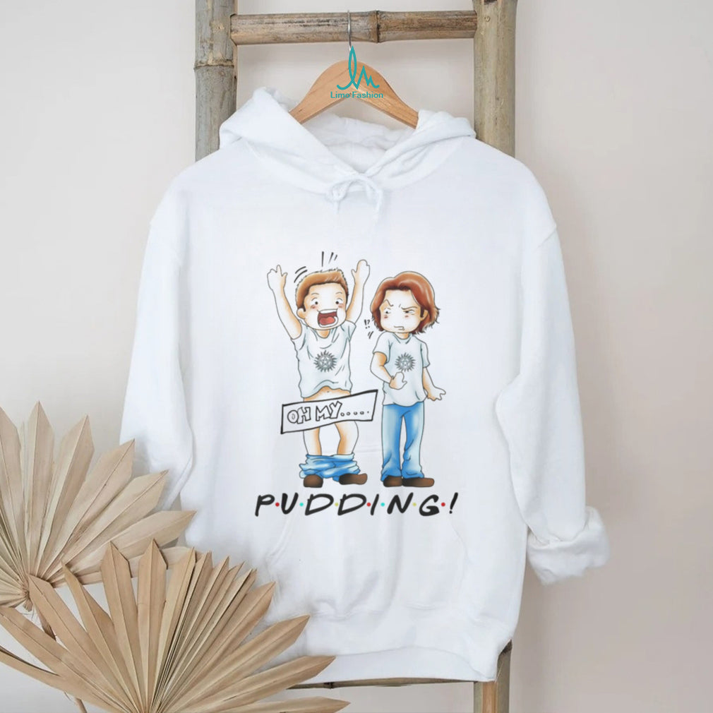 Supernatural Pudding Dean and Sam Winchester Funny Cartoon Shirt