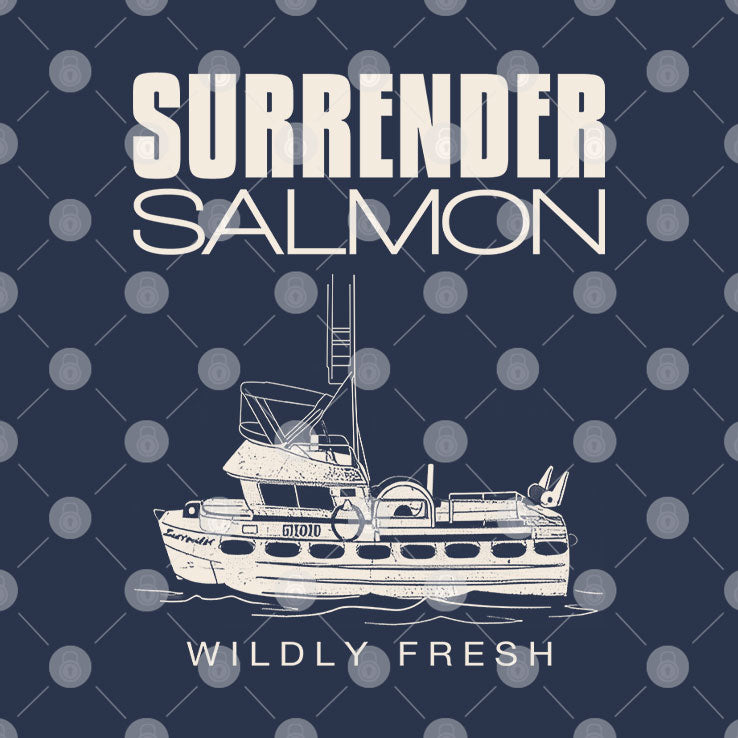 Surrender Salmon Wildly Fresh T Shirt