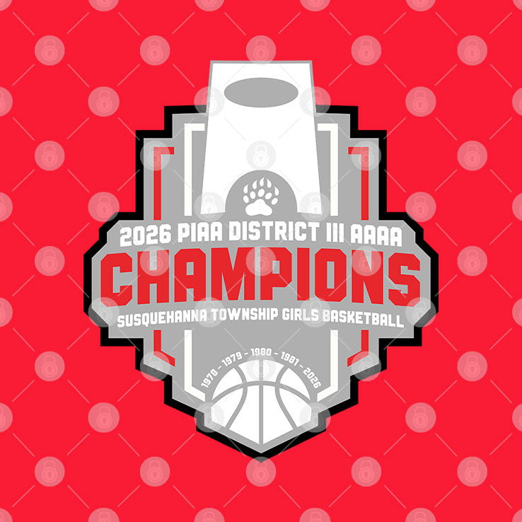 Susquehanna Township Girls Basketball PIAA 4a District 3 Championship Shirt