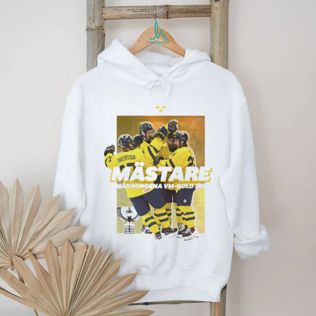 Sweden Hockey Mästare Småkronorna VM Guld 2026 Commemorative T shirt