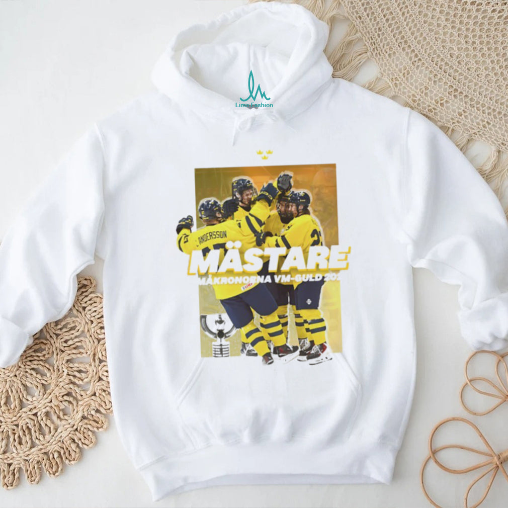 Sweden Hockey Mästare Småkronorna VM Guld 2026 Commemorative T shirt