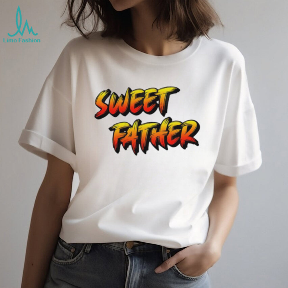 Sweet Father Bold Graffiti Style Typography Father’s Day T Shirt