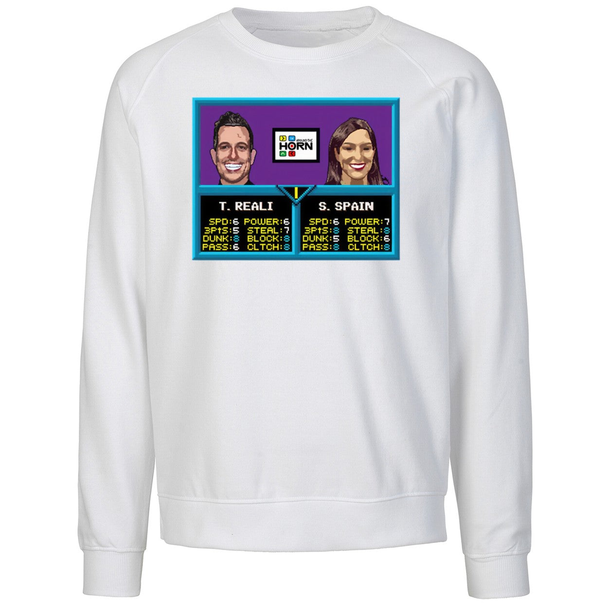 T Reali Jam Digital Custom Pop Art Tv Around The Horn Shirt