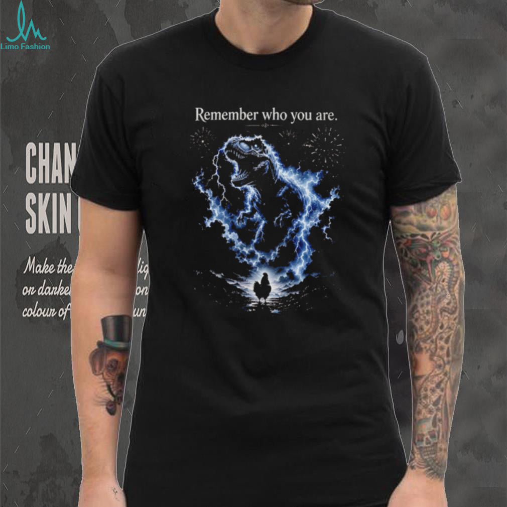 T Rex Chicken Evolution Remember Who You Are shirt