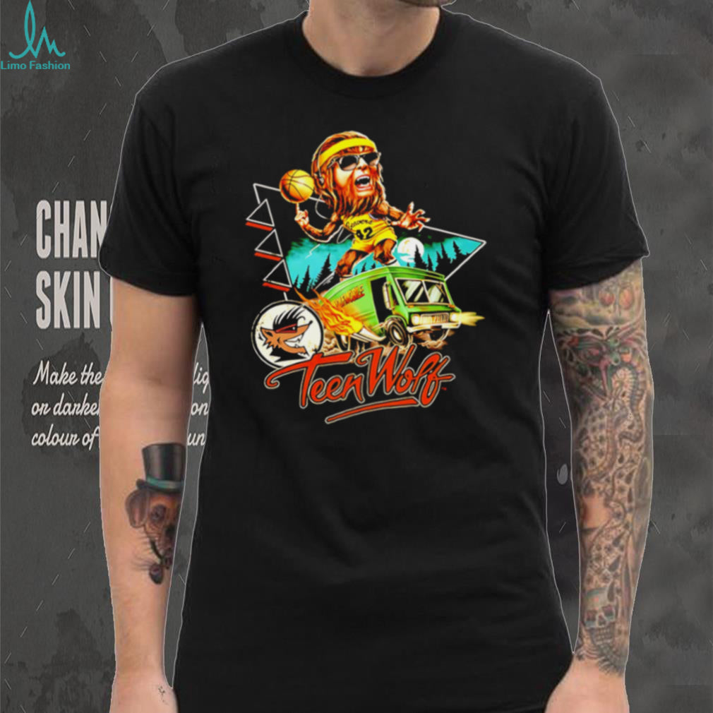 T Shirtn Wolf Basketball Cartoon Character Movie Retro T Shirt