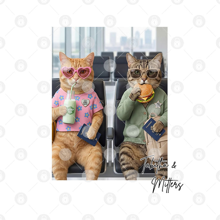 Tabitha & Mittens Hey Cool Cats T Shirt