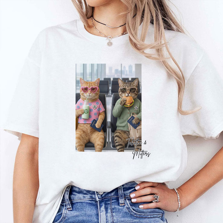 Tabitha & Mittens Hey Cool Cats T Shirt