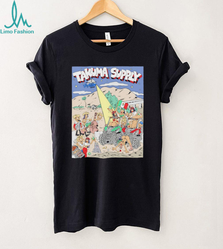 Takuma Supply Retro Desert Party Scene off road shirt