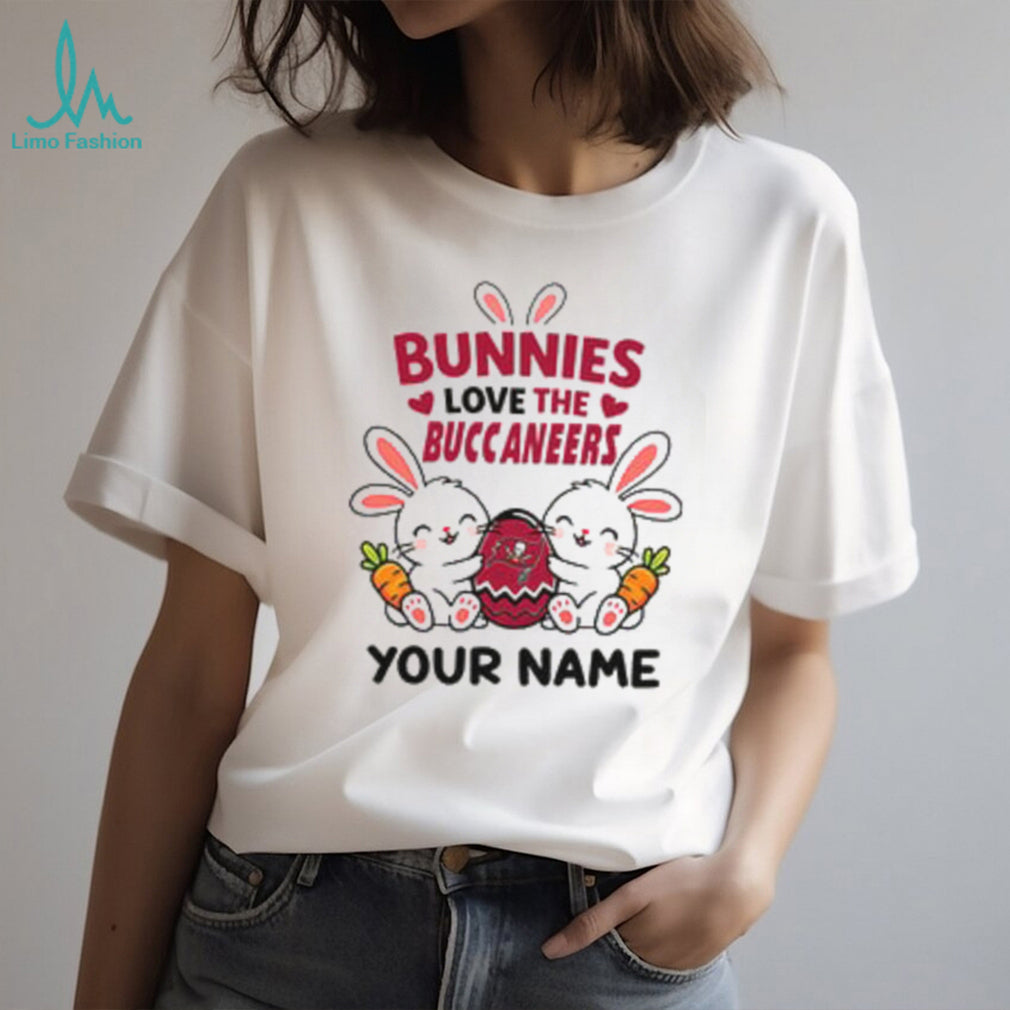 Tampa Bay Buccaneers Personalized Easter Bunny T Shirt