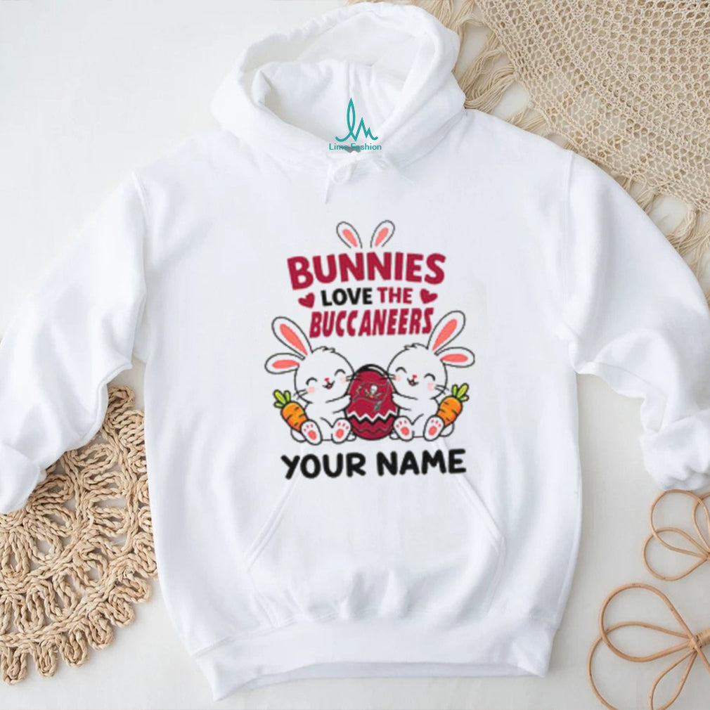 Tampa Bay Buccaneers Personalized Easter Bunny T Shirt