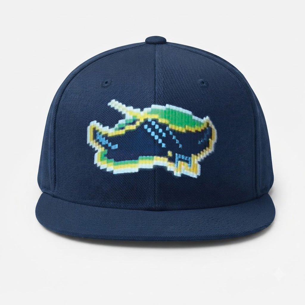 Tampa Bay Devil Rays 8 Bit Pixel Hat
