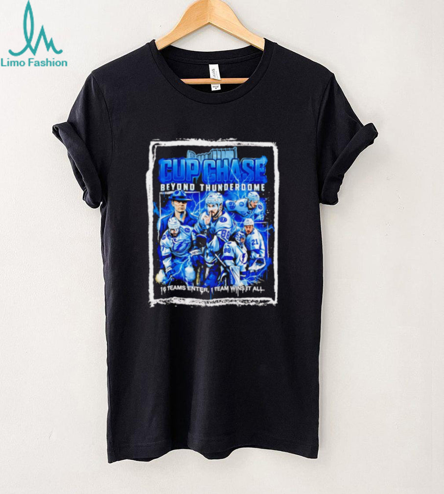 Tampa Bay Lightning Cup Chase Beyond Thunderdome Hockey Graphic T Shirt