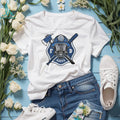 Tampa Bay Rays Firefighter FD First Responder Baseball Fans Vintage Men Women White T Shirt