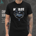 Tampa Bay Rays Nurse T Shirt Stethoscope Heart Baseball Nurse Gift
