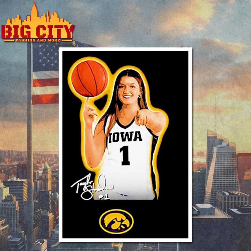 Taylor Stremlow Iowa Hawkeyes Portrait signature Shirt