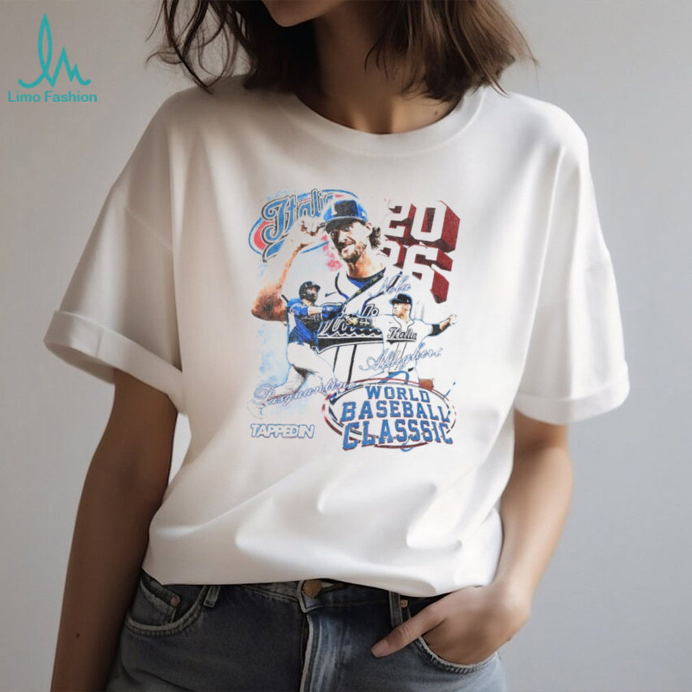 Team Italy 2026 World Baseball Classic Players Graphic T Shirt