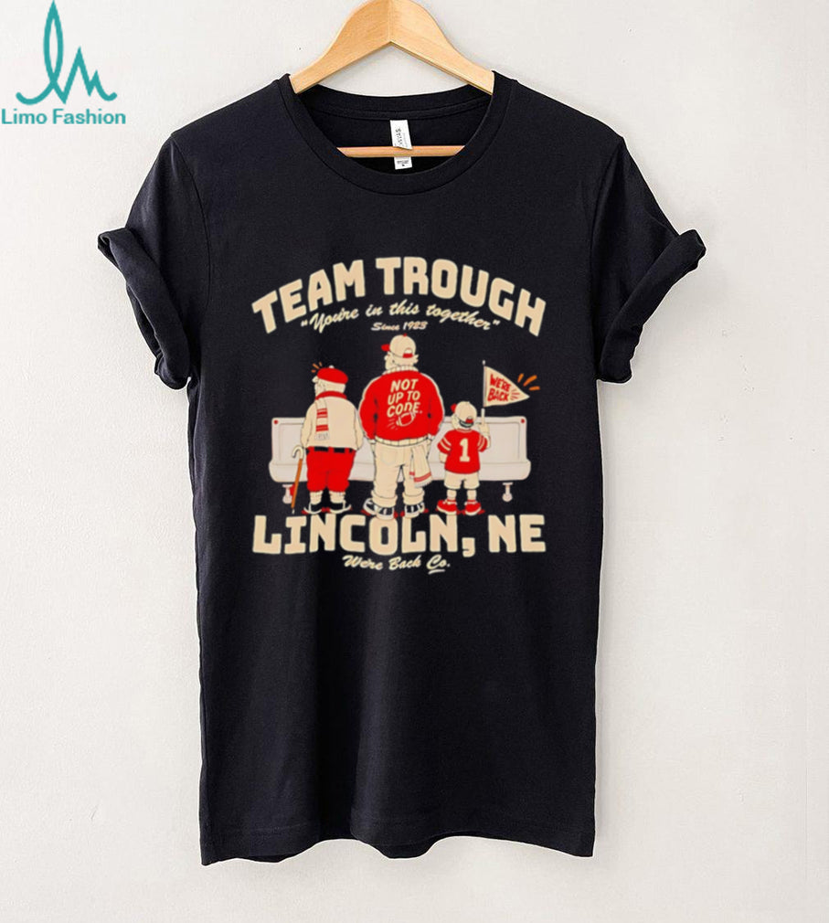 Team Trough Lincoln NE Football Vintage Fan Club T Shirt